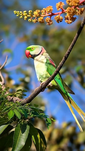 You’re about to hear one of the clearest, most striking calls of the Alexandrine Parakeet captured in crisp 4K — a reels, raw wildlife clip that brings you right into the bird’s world. If you love authentic parakeet sounds and vivid nature moments, this clip starts with a sharp, attention-grabbing cry that’s perfect for Shorts, bird ID practice, and anyone who wants a quick burst of wildlife energy. The call you’ll hear is a classic territorial cry from Psittacula eupatria, recorded on location