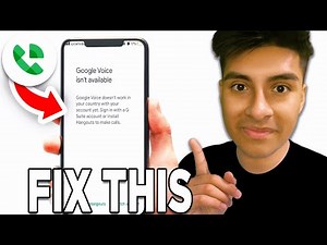 How To Fix Google Voice Not Available In Your Country! - Tutorial