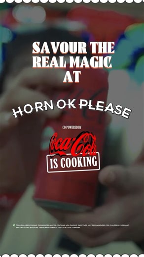 5.7K views · 39 reactions | Attention please! Horn OK Please is en route. Travel to a magical world with food tastier than ever and vibes, magical than ever. See you at JLN, gate 14 Entry from gate 13 16th and 17th November, 2024 12 PM- 10 PM #CocaColaIndia #RealMagic #FoodFest #HappiestFoodFestival #Music #Food [Coca-Cola, Real Magic, Horn Ok Please, Music, Food, Food Fest] | Coca-Cola | Facebook