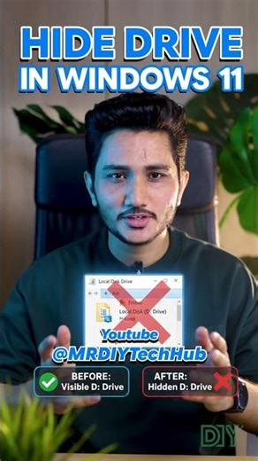 Hide Drive in Windows 11 – Quick & Safe Trick!