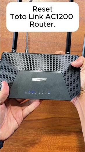 Reset the Toto Link A302R AC 1200 Dual Band Wireless Router