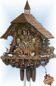 Brown Bears 24'' Cuckoo Clock