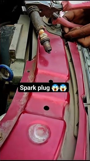 Spark plug testing process #sparkplug #shorts #mechanic