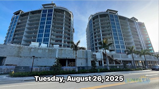 Here’s a quick look at what’s going on with the construction of the towers at the Ritz-Carlton Residences in North Naples. Recorded August 26, 2025. | Southwest Florida Television