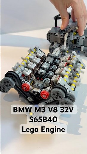 BMW M3 V8 32V S65B40 Lego Engine #lego #bmw #v8 #engine
