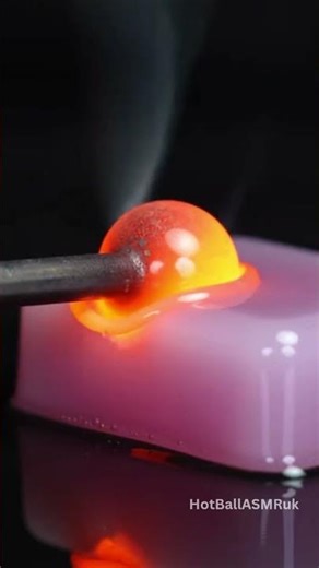 Hot Nickel Ball Melts Through Soap - Oddly Satisfying! 🔥
