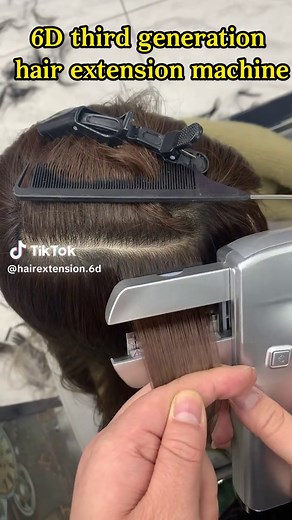 Hair extensions_6D on TikTok