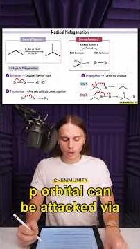 Quick Radical Halogenation Review #organicchemistry