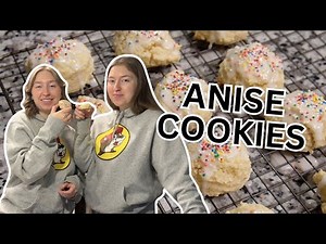 baking Italian Christmas cookies! | anise cookies (Anisette) recipe