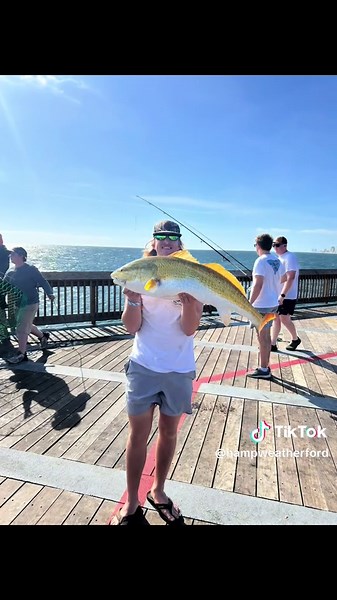Exploring the Underwater World: Bull Red Drum Fishing at Gulf Shores Pier in Alabama