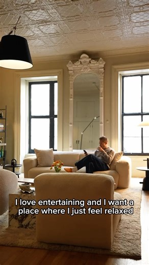 25K views · 1.1K reactions | A place that feels like home! 殺 Content creator @aguynamedpatrick completely transformed his Chelsea home into a classic, moody loft apartment. From a chic living room to a dedicated work space, Patrick kept the beautiful exposed brick walls and natural sunlight throughout. ☀️ Watch Patrick’s #Homeworthy tour on HOMEWORTHY.COM! #homeworthy #newyork #nyc #cityliving #home #hometour #warm #cozy #contentcreator #design | Homeworthy | Facebook