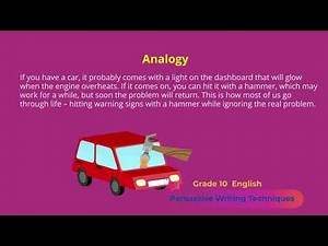 English Language - Grade 10: Persuasive Writing Techniques