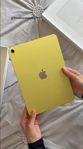 Unboxing the YELLOW iPad 10th Gen! 💛 #ipad #unboxing