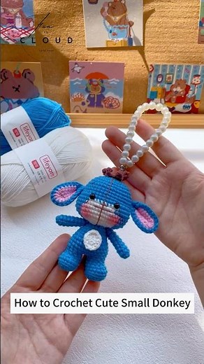 How to Crochet Lovely Amigurumi Donkey Crochet Toys | Crochet for Beginners