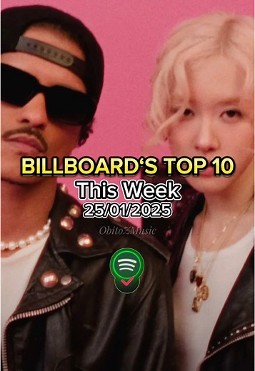 Billboard Top 10 Music Chart Highlights - January 2025