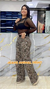 Jeans Animal Print 🐯 Lo último en tendencia 😮‍💨🤩🌻 #jeansanimalprint #jeanscolombianos | Mafer Peña