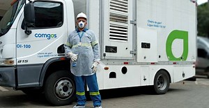 EPIs, distância e janela aberta: o dia a dia de um profissional da Comgás