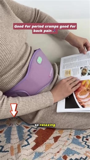 Relief for Period Cramps and Back Pain with Heating Pads