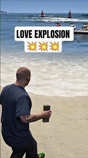 What Happens When You Shoot A C4 in GTA Games #gta #gta5 #shorts