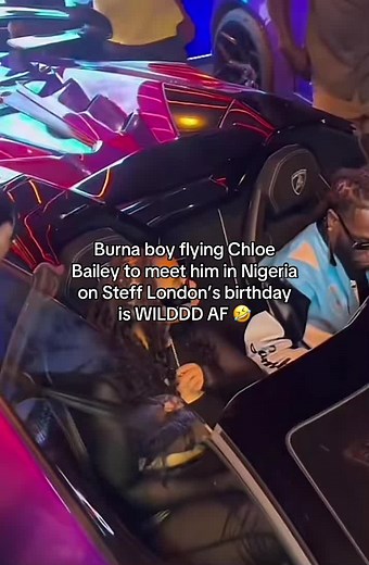 Chloe Bailey Meets Burna Boy in Nigeria on Steff London’s Birthday