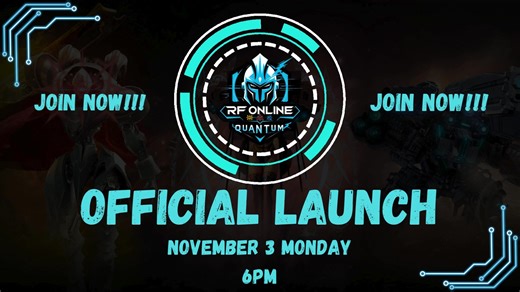 🎉 RF ONLINE: QUANTUM OFFICIAL LAUNCH ANNOUNCEMENT 📅 Launch Date: November 3, 2025 6PM ⚔️ Get ready to rewrite the Quantum Age! 💫 To our Close Beta Warriors… THANK YOU! Your passion, feedback, and battles helped us shape Quantum, You were the first to step into the unknown — and now, it’s time for EVERYONE to join the war. 🔥 OFFICIAL LAUNCH EVENTS 🔥 🏆 1️⃣ 1st IGN Event (All Race) Create your IGN and mark your legacy — forever recorded in Quantum history! 👑 2️⃣ 1st Archon (All Race) – Via V