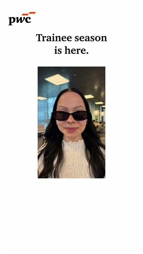 POV: trainee season is looking kinda bright 😎 PwC:n trainee-haku 2026 alkaa pian!