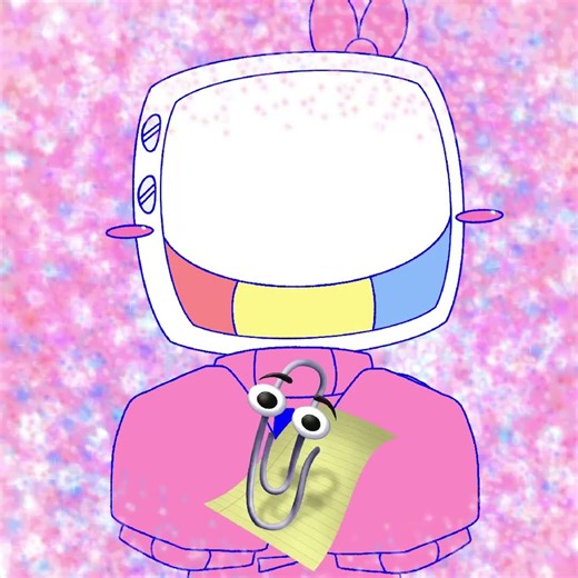 Clippy pfp speedpaint thing (2 versions of it)