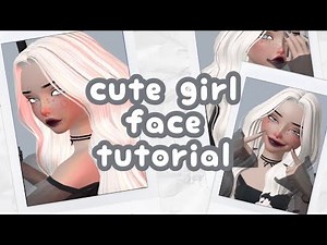 ZEPETO - cute girl face tutorial!