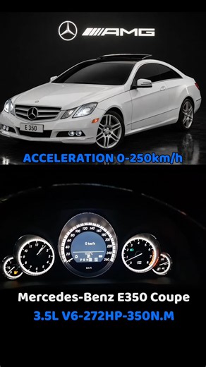 Mercedes-Benz🇩🇪 E350 2009 acceleration | 3.5L V6 - 272HP- 350N.M