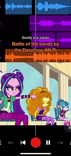 Cover of Battle of the Bands by the Dazzlings (MLP)