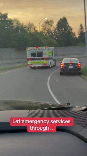 Always remember: let the emergency services through. Don’t block lanes. Don’t sit in their path. Move over and make way. No matter what country you’re in, the message is universal. The ambulance, fire truck, or police vehicle is responding to someone in need. They are racing against time to save a life, protect a family, or help someone in their darkest moment. One day, that emergency vehicle could be on its way to your loved one, your friend, or even you. Show respect. Show patience. Give them