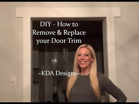 DIY - How to Update Door Trim