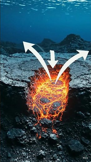 How the Ocean Floor Is Born! 🌊🔥 | 3D Short