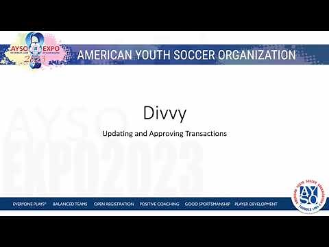 AYSO - Updating and Approving Transactions in Divvy