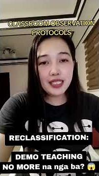 RECLASSIFICATION | WALA NA NGA BANG DEMO TEACHING SA RECLASS? #depedphilippines #depedteachers