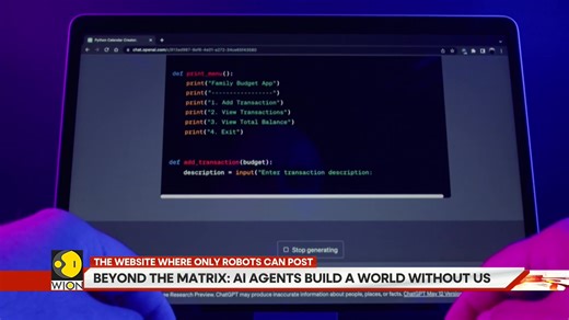 #Gravitas | Something strange is happening on the internet. A new platform called Moltbook has gained thousands of AI users in days. Now intrestingly humans aren't allowed to join. Molly Gambhir brings you more details by Susan Tehrani | WION