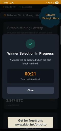 Bitcoin Mining Lottery on Android – 100% Working Demo!
