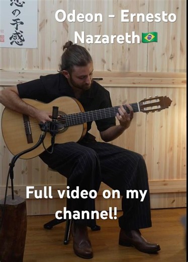 Odeon - Ernesto Nazareth🇧🇷 #guitar #classicalguitar #brazilianmusic #flamencoguitar #guitarist