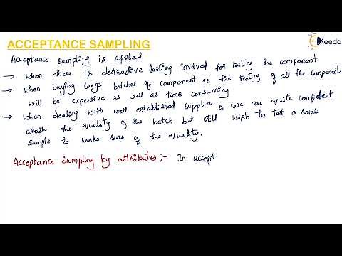Acceptance Sampling - Sampling Technique - Metrology and Quality Engineering