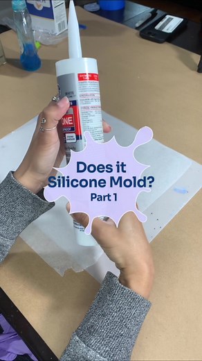 Part 1: DIY tutorial how to make a custom silicone mold using silicone caulk, dish soap, and water. #diy #siliconemold #siliconemoldmaking #crafttok #diyprojects #diyoftiktok