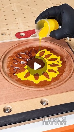 ToolsToday on Instagram: "Making an epoxy inlay catch all tray on the Stepcraft M.1000 CNC machine using the Amana Tool #45982 3/4" diameter bowl bit and TotalBoat High Performance epoxy, all available from @toolstoday. Plans for this project are also available on our site, item no. CATCH_ALL - - - - - - - #TeamTOOLSTODAY - - - - - - - RPM: 18,000 Feed Rate: 80ipm Plunge Rate: 30ipm Depth per pass: .15" Step over: 29% roughing-7% finishing - - - - - - - I used some TotalBoat High Performance cle