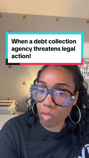 When a debt collection agency threatens legal action, here’s what to do. ##CreditRepair##credittips##creditrepairservice##creditscore#fixmycredit##diycreditrepair##debtcollections ##removecollections
