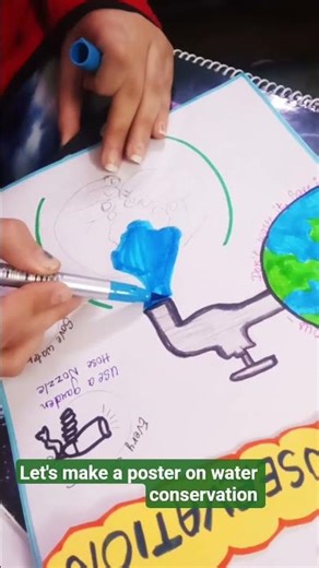 poster on water conservation