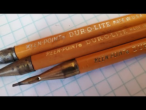 Dur-O-Lite Keen-Point Vintage "Disposable" Mechanical Pencils: a review