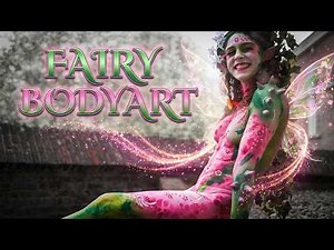 Turning a Model into a Flower Fairy! | Full Bodypainting & Performance
