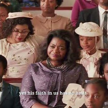 Community Support and Faith – A Church Scene from Hidden Figures