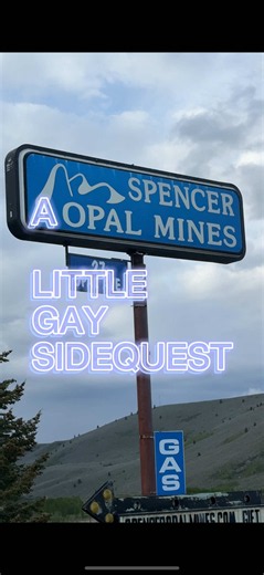 had another incredible trip to my favorite place in the USA @Spencer Opal Mines @Rebel Rockhounding @RainingRocks 🌈 Spencer Opal Mines in Spencer, ID #alittlegaysidequest #agreatamericangaysidequest
