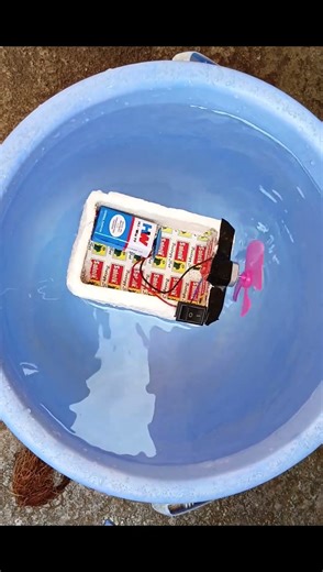 How To Make an Electric Motor Mini boat at home 🚢⛵#shorts