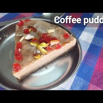Coffee pudding recipe | with simple ingredients | Basava's kitchen