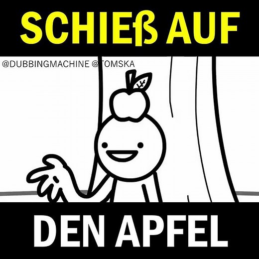 asdfmovie10 - SCHIEß AUF DEN APFEL - german | #Shorts